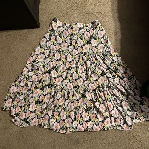 Floral skirt